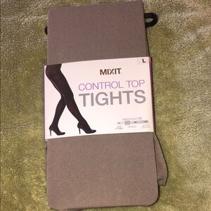 Mixit Control Top Tights in Taupe